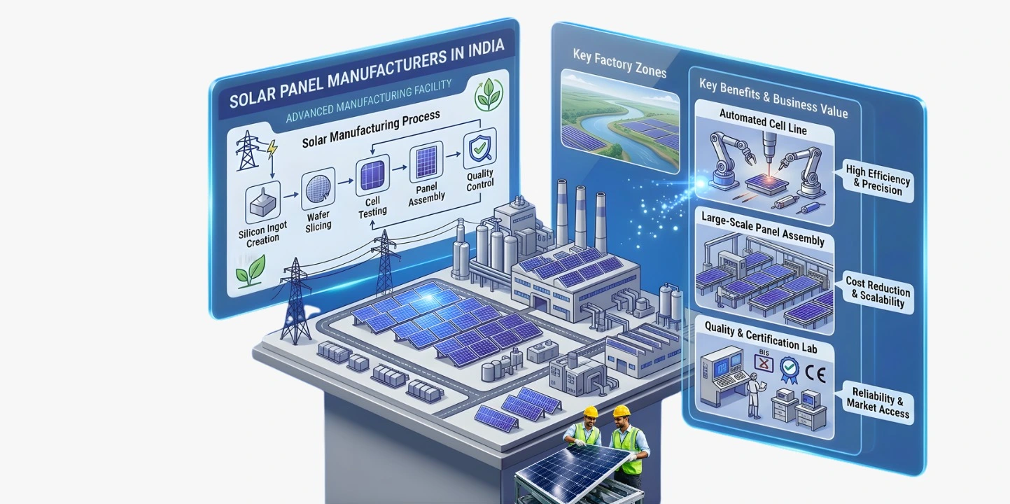 Best Solar Panel Manufacturing Companies in India
